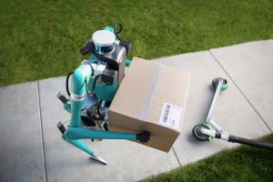 Ein Roboter als Postbote. © Agility / Ford