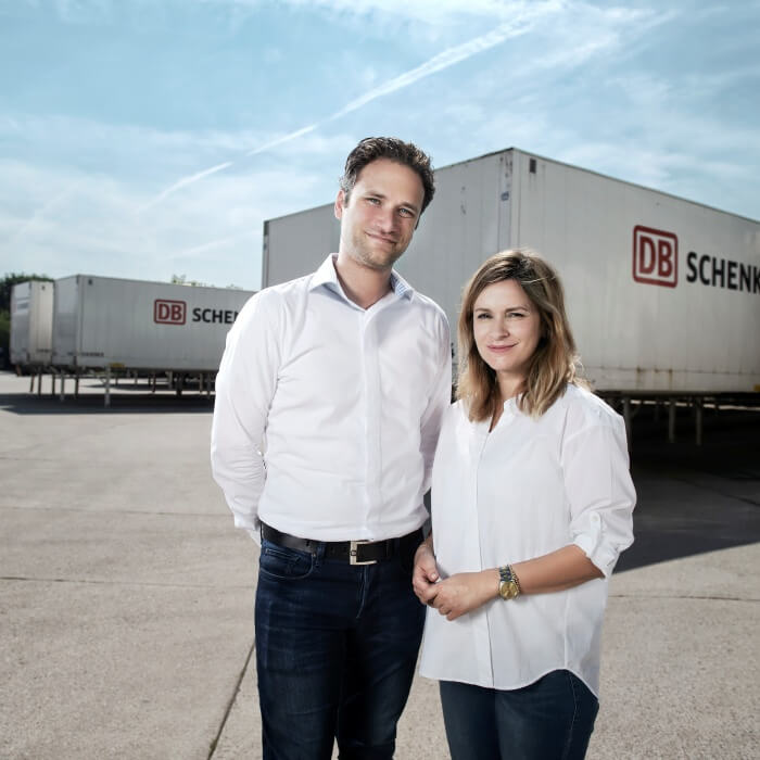 Two DB Schenker colleagues in Berlin report on their experience about job sharing. © Schenker Deutschland AG/Max Lautenschläger