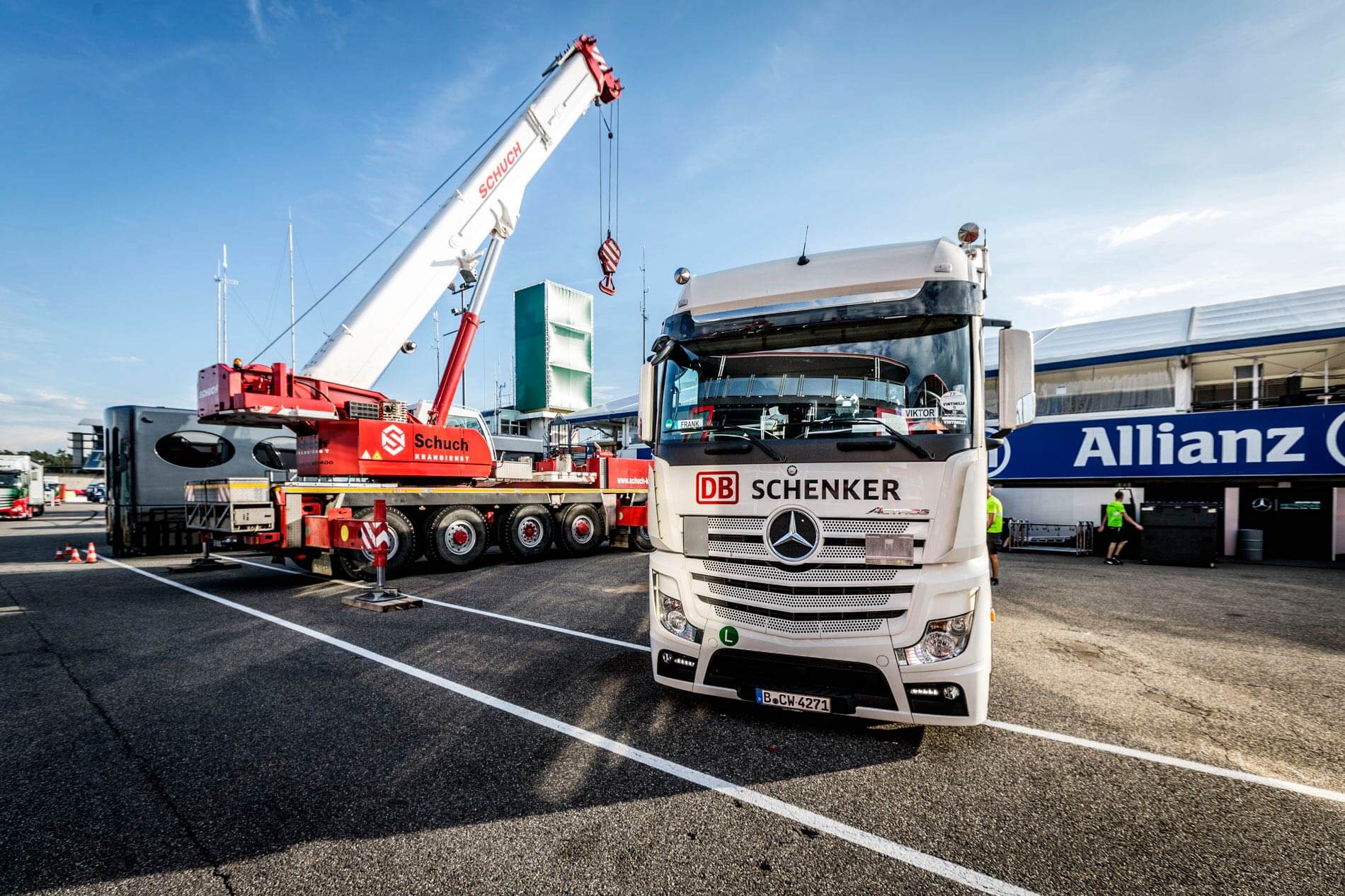Kran Db Schenker Lkw Logistik Aktuell