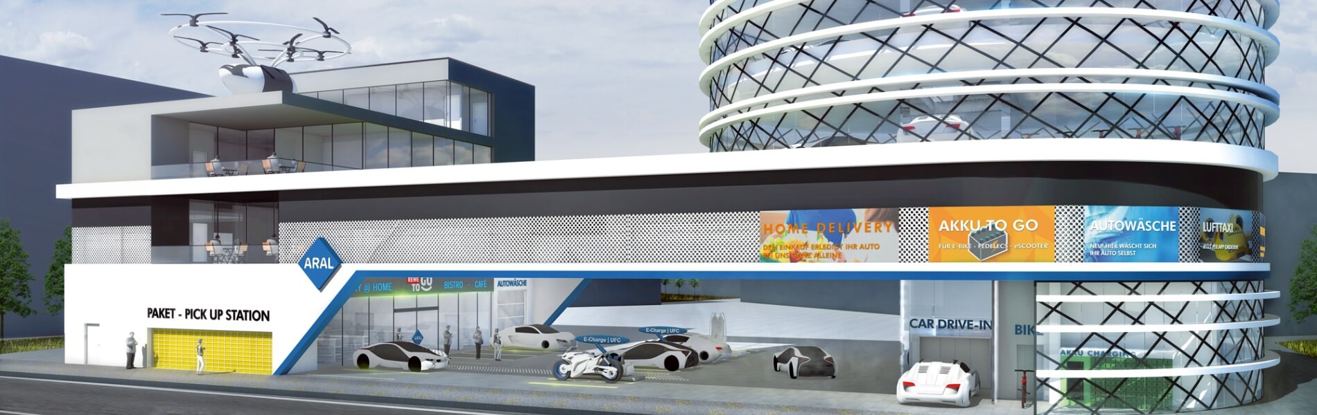 Logistics Next To The Gas Pump The Gas Station Of The Future Logistik Aktuell